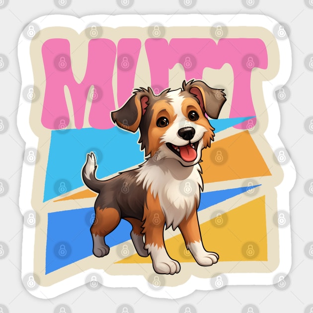 Mutt Cute Sticker by meliaidah